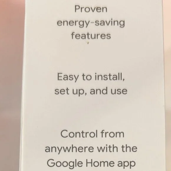 Google Nest Smart Thermostat SKU GA01334-US NIB Never Opened - Picture 4 of 8